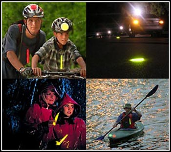 Light producing glow sticks used in the fishing, law enforcement, camping, safety preparedness and military industries